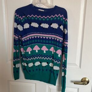 Sugarhill Boutique Sheep Mushroom Star Women's Sweater